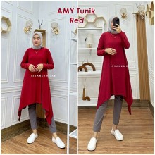 AMY-008 Baju Atasan Tunik Jersey Korea